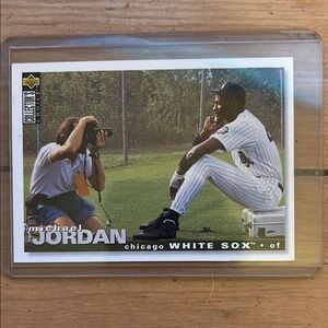 Michael Jordan Chicago White Sox Collectors Card